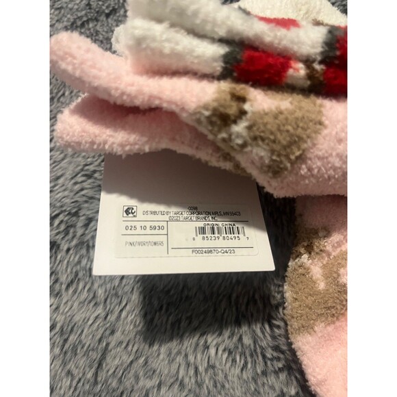 NWT Stay Cozy Low Cut Comfy Socks - Two Pairs Squirrels, Apples - One Size - Picture 4 of 4